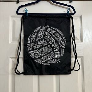 NWOT Volleyball drawstring bag